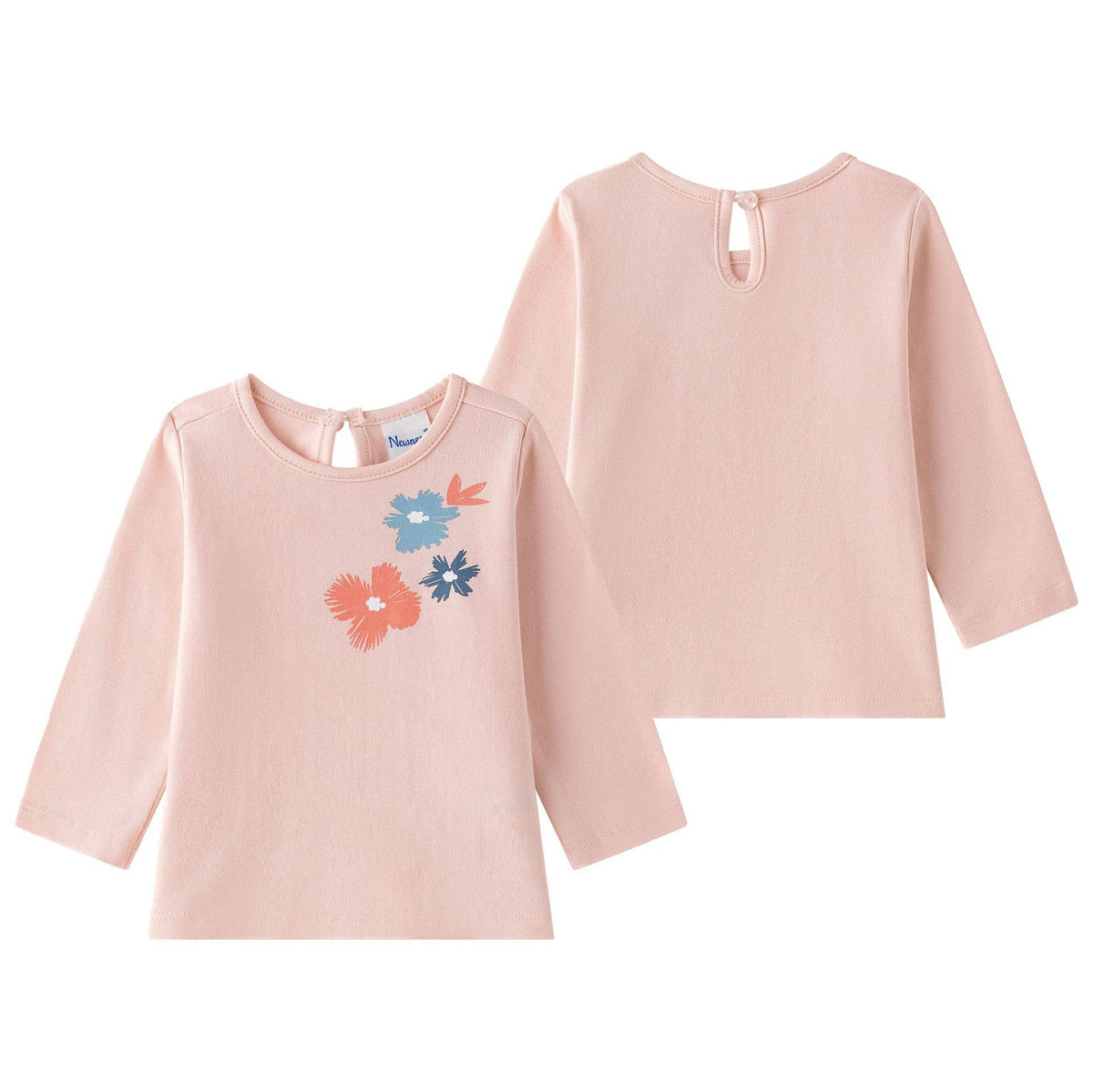 Långärmad t-shirt Blommönster