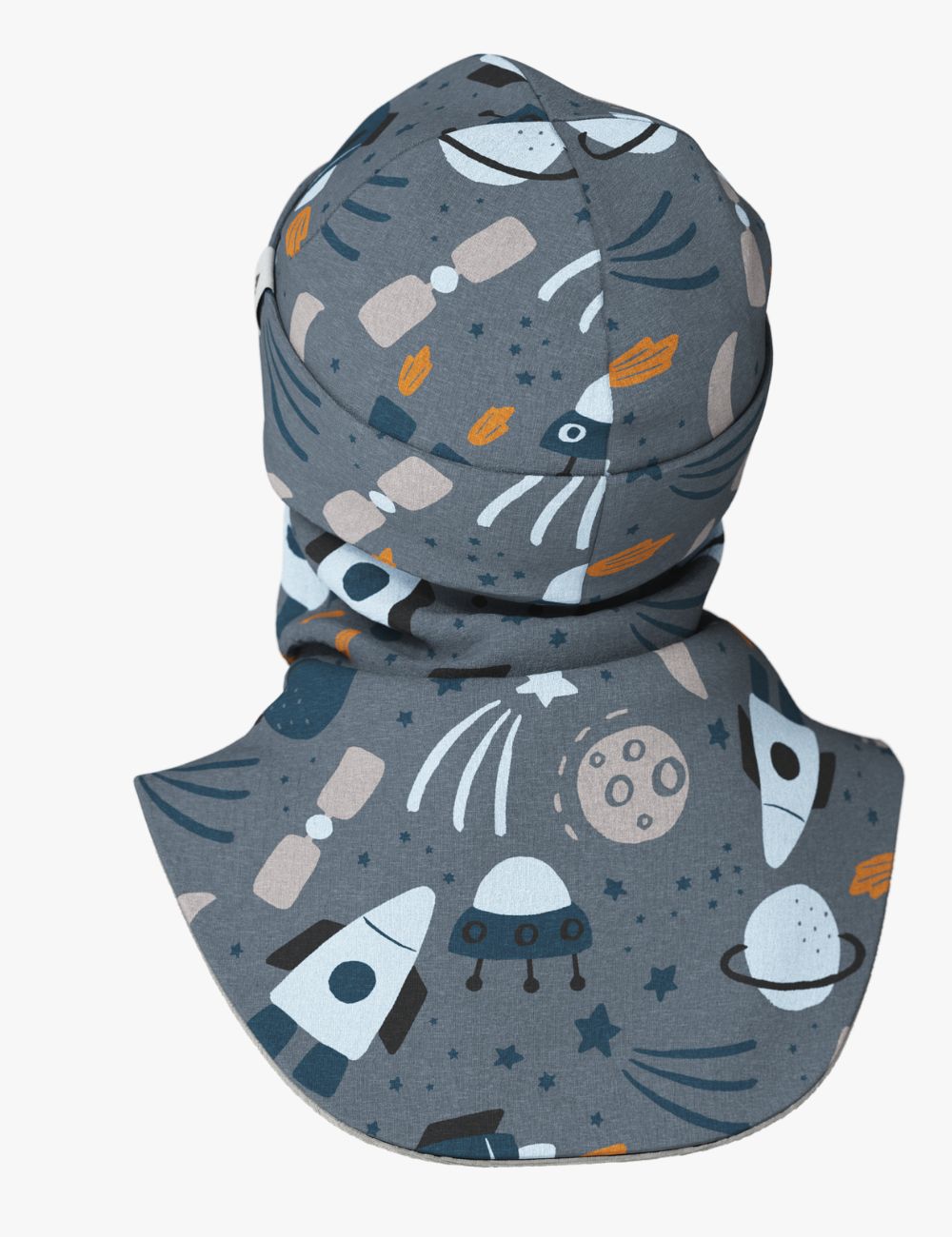 Thermal Merino Balaclava For Kids CLAVAN - Rocket Race