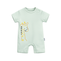 Giraffmönstrad babyromper