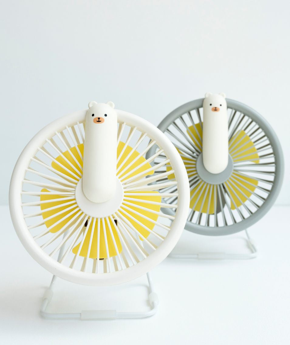 Little Bear Fan Lamp - White