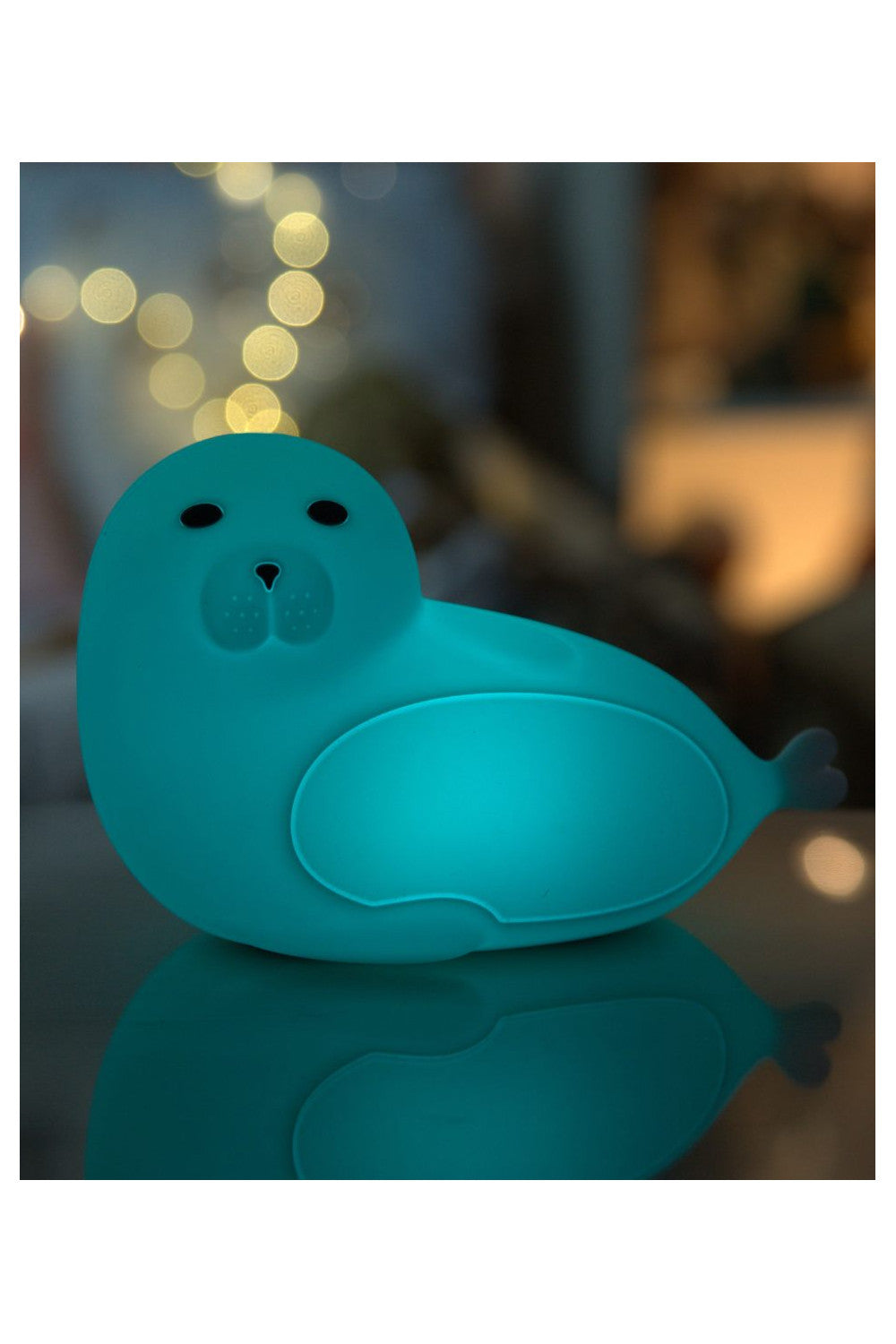 Seal Silicone Lamp with Remote - White